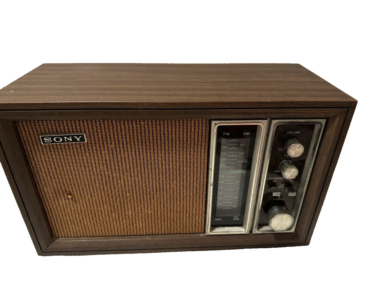 RARE 1970's Sony Console Radio Model TFM-9450W AM/FM 2 Band 11
