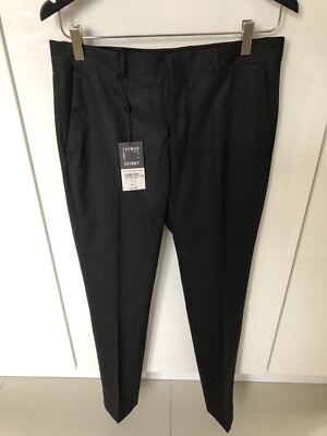 Mens Topman ASOS black Smart Trousers- BNWTs UK