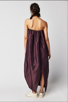 New Free People Emma Maxi Dress Size Small Msrp: $148 strapless wine | eBay