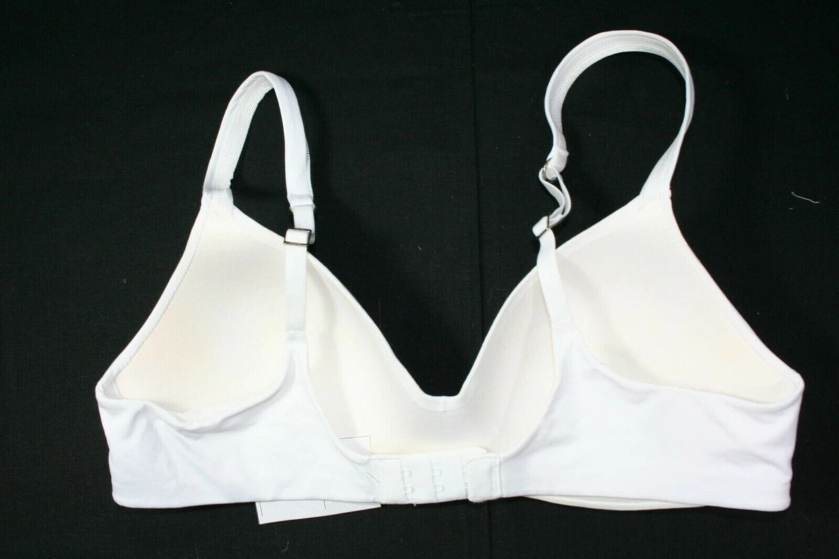 011X10 Hanes HU03 Ultimate Comfort Blend Wireless T-Shirt Bra 34B Ivory  (NWD)