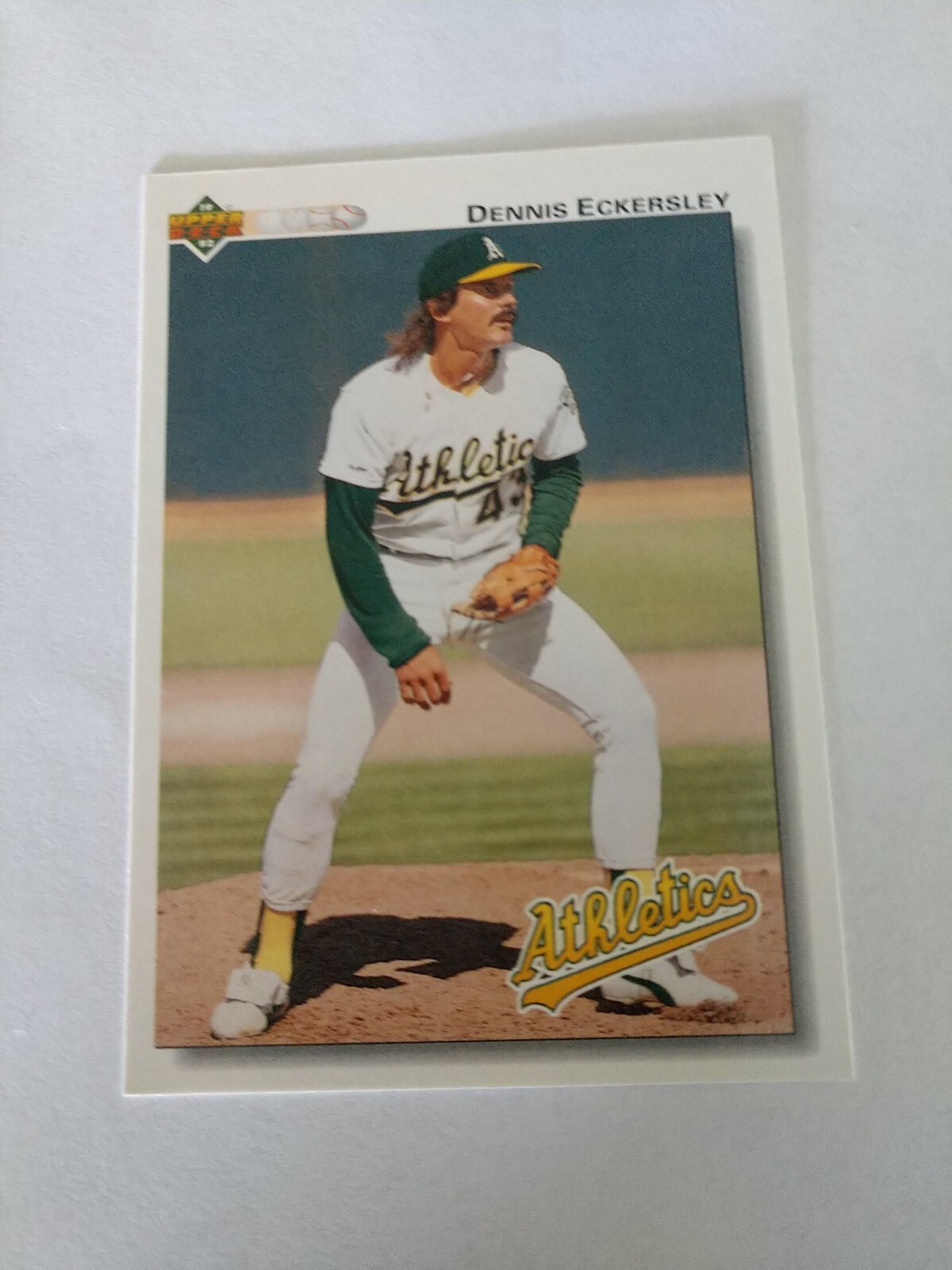 Dennis Eckersley 1992 Upper Deck  #331 HOF Oakland A's card