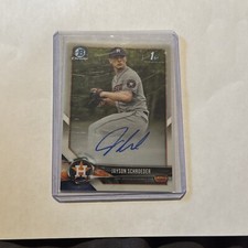 2018 BOWMAN CHROME JAYSON SCHROEDER 1st Bowman Auto