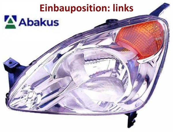 Abakus 217-1138L-LDEMY Hauptscheinwerfer Links Scheinwerfer FüR Honda-image