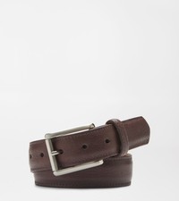 NWT Peter Millar Excursionist Milled Leather Belt Made in USA