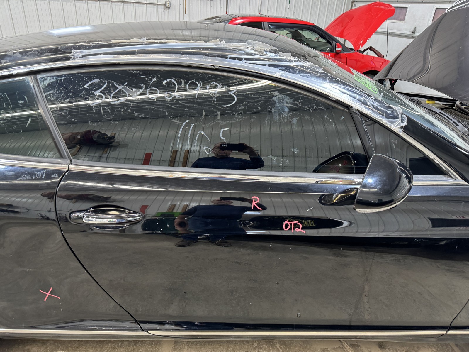 09 BENTLEY CONTINENTAL PASSENGER RIGHT FRONT DOOR SHELL BELUGA BLACK L041