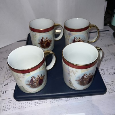 AUTHENTIC VINTAGE TIGER YEDI JAPANESE PORCELAIN COFFEE CUPS