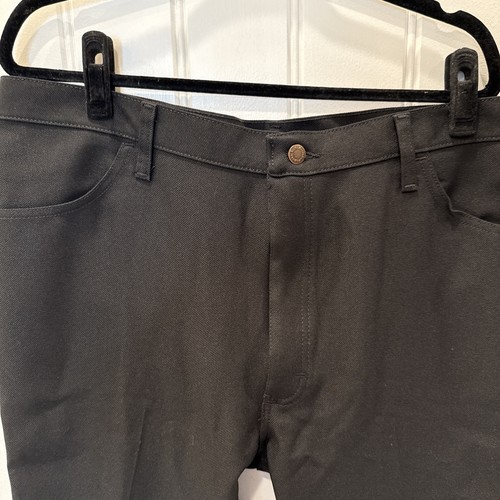Men's Wrangler® Wrancher Black 82BK Dress Pants Size 40 X 32 NWT - Foto 3 di 6