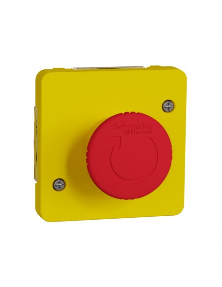Arrêt d'urgence 1/4 tour IP55 étanche pour atelier et garage