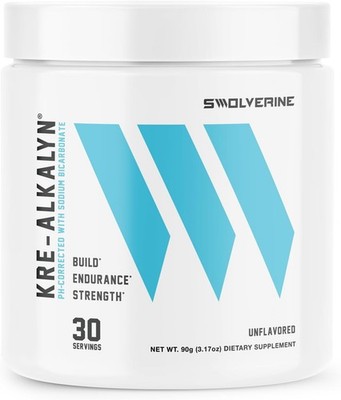 Swolverine Kre-Alkalyn Creatine Powder ?C pH-Buffered Creatine with Sodium Bica