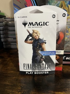 Magic: The Gathering Final Fantasy Play Booster 14 Cards Foil Cloud Strife