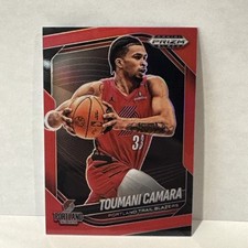 2024-25 Panini Prizm Black Red Prizm Toumani Camara /299 Trailblazers