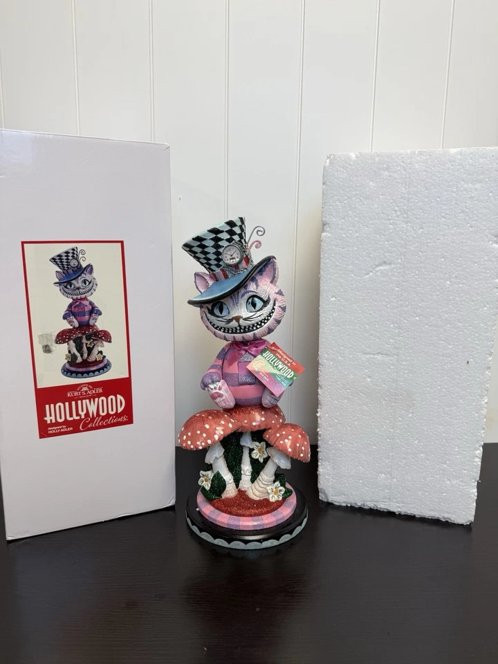 Hollywood Cheshire Cat Alice in Wonderland Christmas Nutcracker HA0573 15 Inch - Image 2 of 4