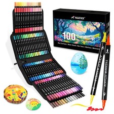 Pagather 100 Colors Acrylic Paint Markers, 1 Count Pack of 100 , 100