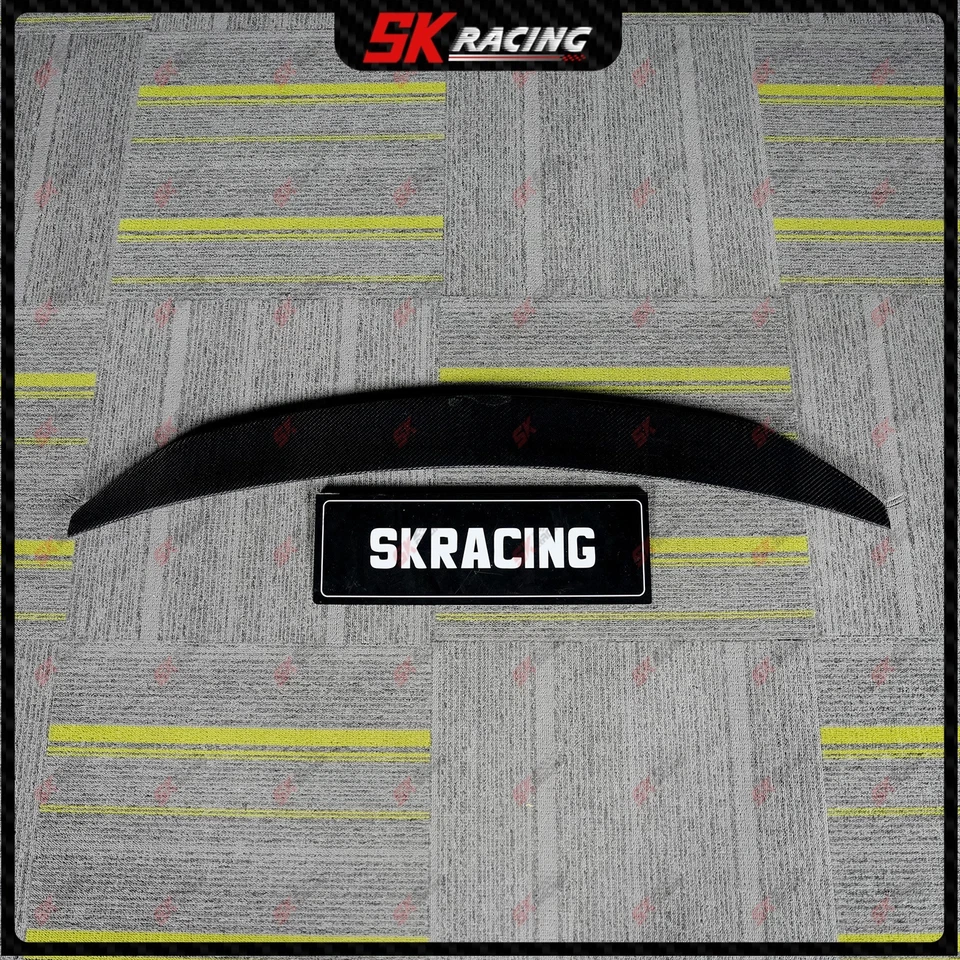 Compatível com Aston Martin Coupe DB9 2005–2012 asa spoiler traseiro de fibra de carbono real - Imagem 3 de 4