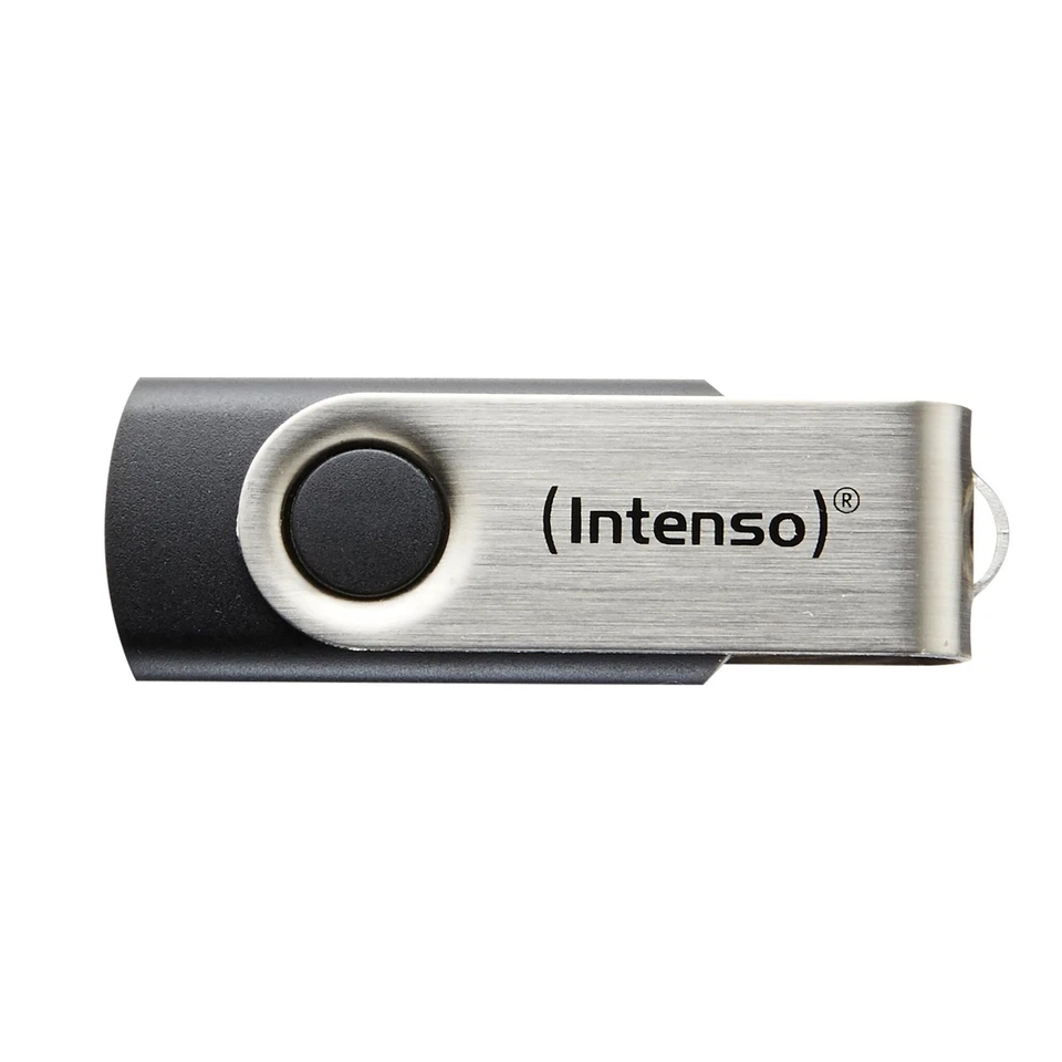 Intenso chiavetta USB 8GB Argento USB 2.0 Bootable Plug & Play - Immagine 2 di 3