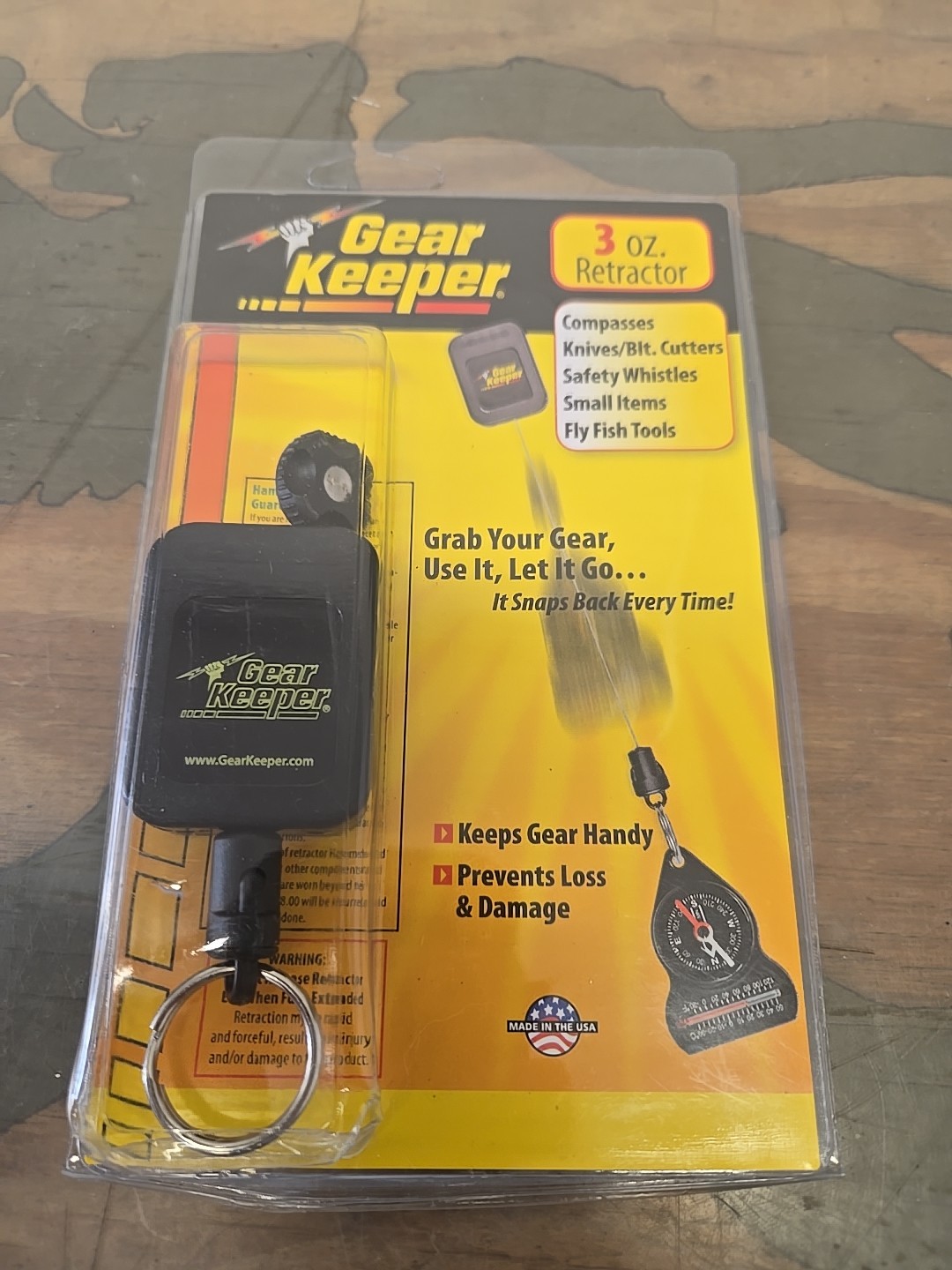 Gear Keeper 3 OZ. RETRACTOR RT2-0020
