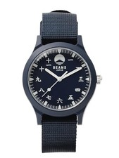 BEAMS Japan Kanji Dial Watch Indigo Blue Analog Made in Japan New Y866140