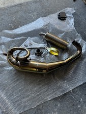 Gilera Runner Piaggio Typhoon Italijet Dragster Pm59 rep brand new gold Exhaust