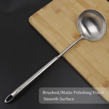 14" Stainless Steel Soup Spoon Ladle Kitchen Serving Utensil for Cooking Baking