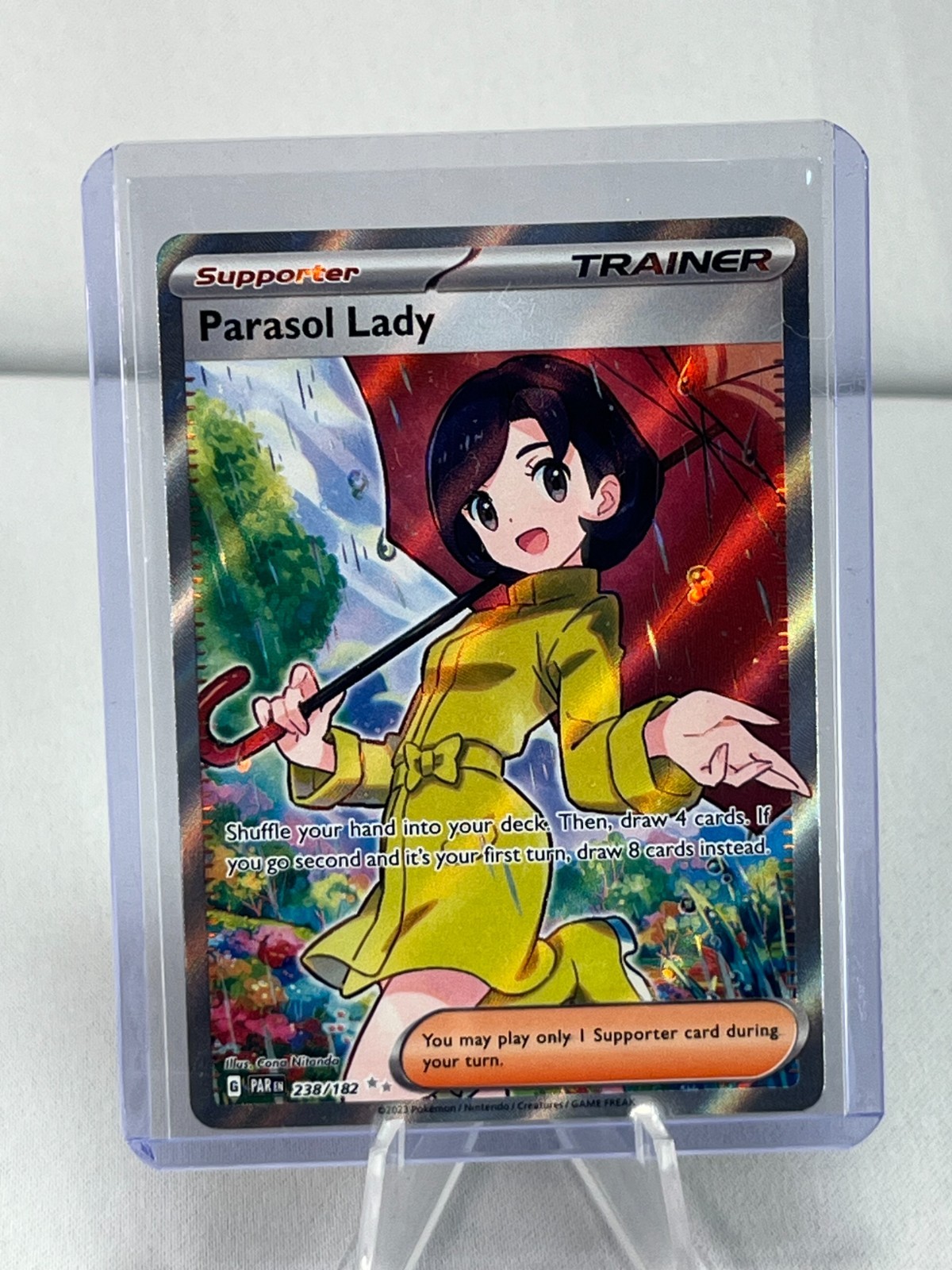 Pokemon Paradox Rift Parasol Lady 238/182 Ultra Rare Full Art