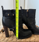 Tory Burch Black Leather High Heel Bootie;  Size 6.5 - Rare Find - $250 Retail — photo 7