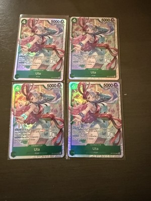 Uta OP13-023 SR x4 Playset One Piece 13 Green Foil 
