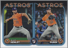2024 Topps Update Series - Rookie Combos Shawn Dubin, Blair Henley #US252 (RC)