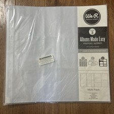 We R Memory Keepers Albums Made Easy Photo Sleeves Fast Ship Multi Pack