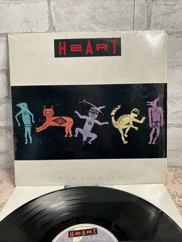 Heart Bad Animals 1987 Capitol Records 1st Press Vinyl LP PJ-512546 NM Play Test