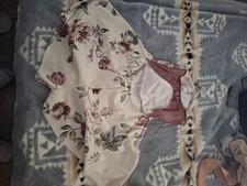 a hooded poncho/shrug Size M