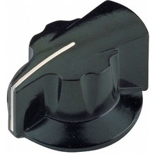 Davies 1919Ae Pointed Control Knob, 1/4" Thread Size, 0.56"L, Gp Phenolic