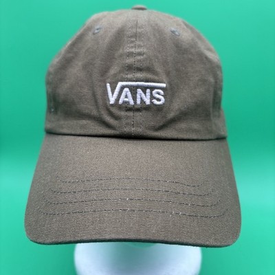 VANS Court Side Women s Adjustable Strapback One Size Green Hat 