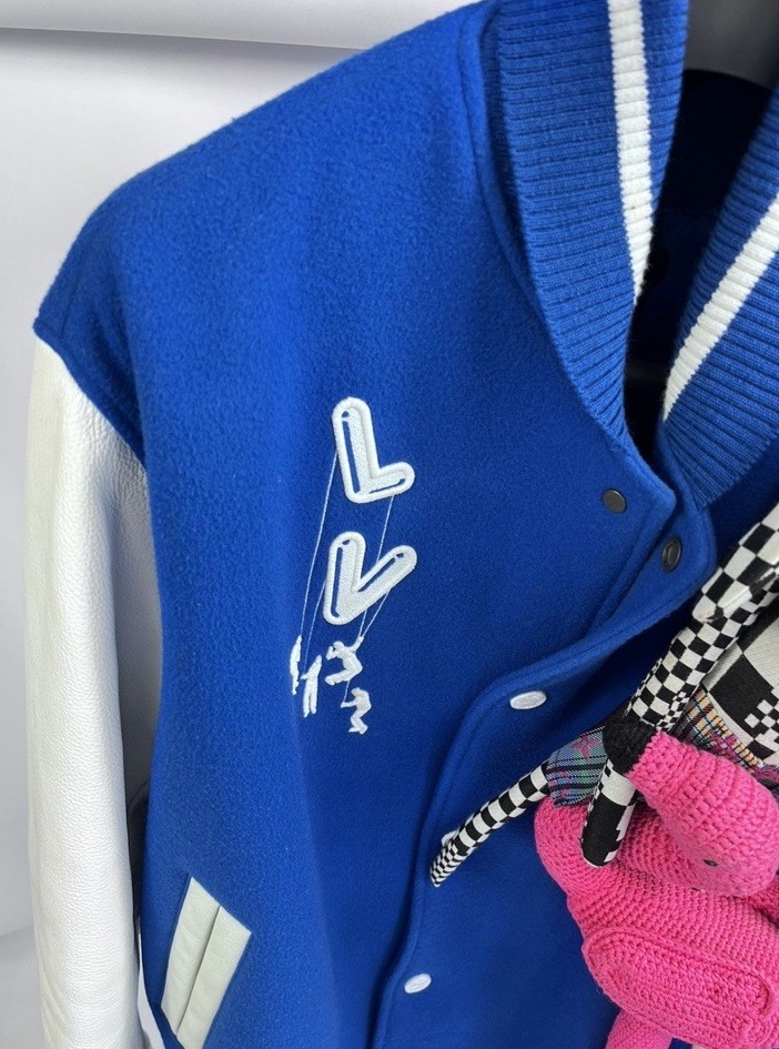 Louis Vuitton X Virgil Abloh - Puppet Varsity Jacket  *RARE* Size: 52 Fits XL image 6