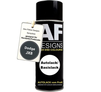 Für Dodge JX8 Black Spraydose Basislack Sprühdose 400ml