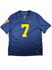 Nike Jordan Michigan Wolverines Donovan Edwards 7 Football Jersey Mens XL