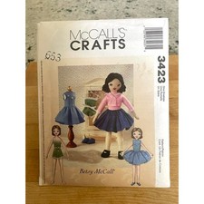 Vintage McCall's 3423 Betsy McCall 21" Doll  Clothes Pattern Complete Verified