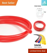 Red Silicone Vacuum Hose - 4mm ID, 5 Feet Length for Extreme Conditions
