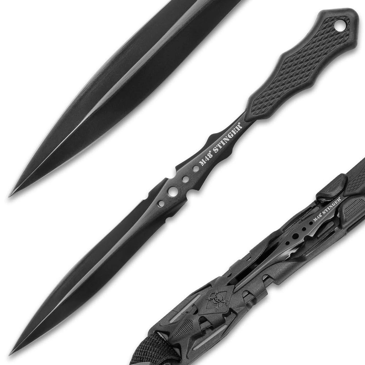 M48 Stinger Urban Spike Knife | Cast Stainless Steel Construction | Anodized ...