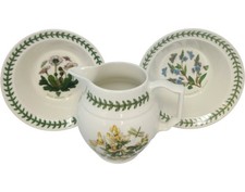 Portmeirion Botanic Garden Bowls and Jug Set Floral Design 6'' Diameter #DT