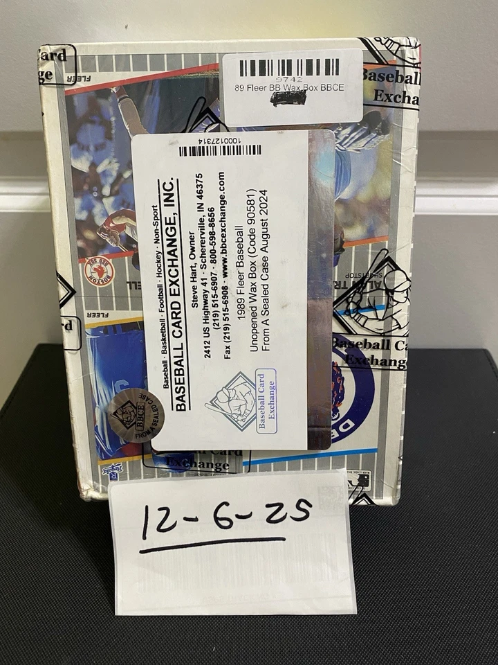 1989 FLEER baseball wax pack  FASC BBCE #90581 Billy Ripken Attempted Correction - Image 4 of 4