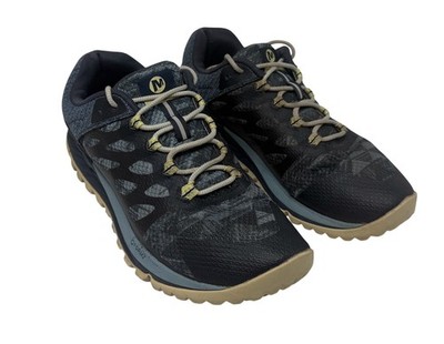 Merrell Antora 2 Trail Running Hiking Shoe-Women's 9-Navy/Black-Vibram J067128