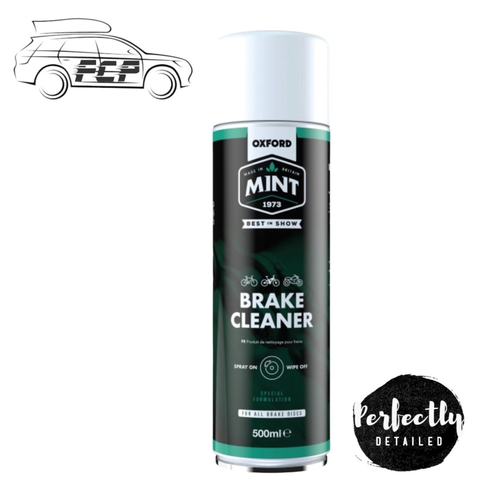 Oxford Mint Motorcycle Brake Cleaner Motorbike Disc Caliper Scooter 500 ml