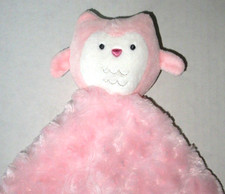 Carters Just One You PINK OWL Plush Baby Security Blanket Lovey 68025 Target