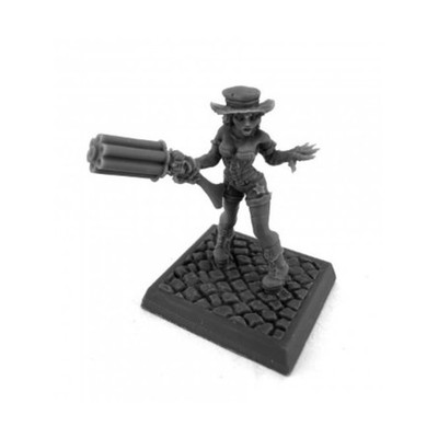 Chronoscope: Dixie Dynamite, Steampunk Cowgirl - Reaper Miniatures