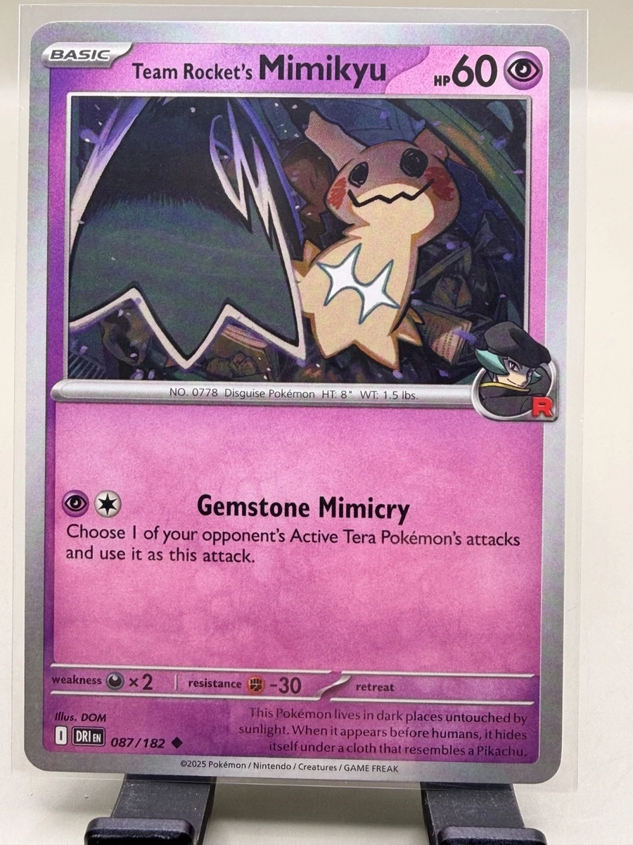 Team Rocket's Mimikyu 042/098 Sv10: The Glory of Team Rocket for