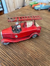 CIJ PLATRE ET FARINE TORPEDO POMPIER 2.9 ROUES PLOMB RENAULT MADE IN FRANCE