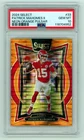 Patrick Mahomes II 2024 Panini Select #33 Neon Orange Pulsar Prizm #7/7 PSA 10