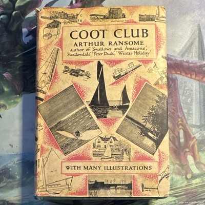 Coot Club by Arthur Ransome Hardcover Jonathan Cape Ninth Impression Illustrated