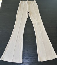 ZARA KIDS GIRL FLARED LEGGINGS Elastic Waist Size 11 Beige