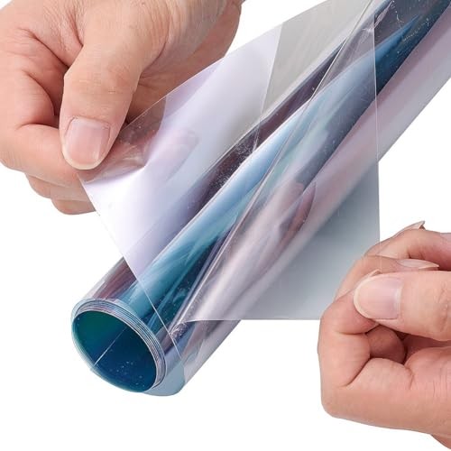  Blue Chameleon Window Tint for Car, 70% VLT Front Windshield Tint 30Inch X 